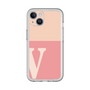 Slim Protection Premium Case［ オリジナル - initial two tone - V pink ］