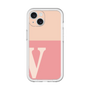 Slim Protection Premium Case［ オリジナル - initial two tone - V pink ］