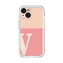 Slim Protection Premium Case［ オリジナル - initial two tone - V pink ］