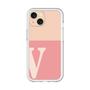 Slim Protection Premium Case［ オリジナル - initial two tone - V pink ］