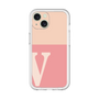 Slim Protection Premium Case［ オリジナル - initial two tone - V pink ］