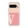 Slim Protection Premium Case［ オリジナル - initial two tone - V pink ］