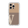 Slim Protection Premium Case［ オリジナル - initial two tone - V brown ］
