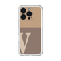 Slim Protection Premium Case［ オリジナル - initial two tone - V brown ］