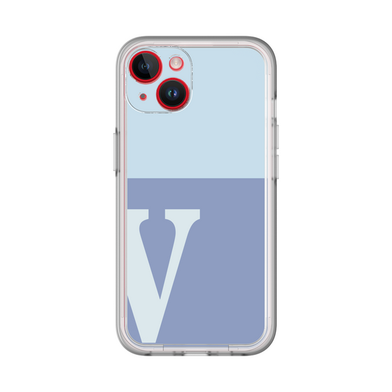 Slim Protection Premium Case［ オリジナル - initial two tone - V blue ］