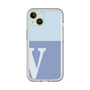 Slim Protection Premium Case［ オリジナル - initial two tone - V blue ］
