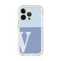 Slim Protection Premium Case［ オリジナル - initial two tone - V blue ］