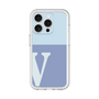 Slim Protection Premium Case［ オリジナル - initial two tone - V blue ］