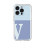 Slim Protection Premium Case［ オリジナル - initial two tone - V blue ］