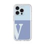 Slim Protection Premium Case［ オリジナル - initial two tone - V blue ］