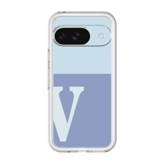 Slim Protection Premium Case［ オリジナル - initial two tone - V blue ］