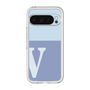 Slim Protection Premium Case［ オリジナル - initial two tone - V blue ］