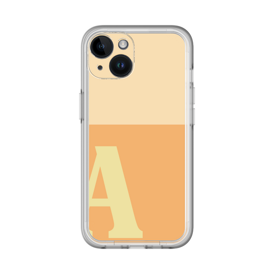 Slim Protection Premium Case［ オリジナル - initial two tone - A orange ］