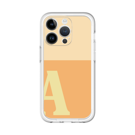 Slim Protection Premium Case［ オリジナル - initial two tone - A orange ］