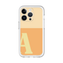 Slim Protection Premium Case［ オリジナル - initial two tone - A orange ］