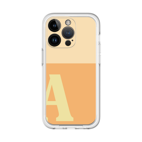 Slim Protection Premium Case［ オリジナル - initial two tone - A orange ］