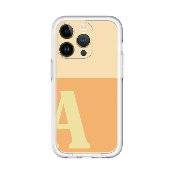 Slim Protection Premium Case［ オリジナル - initial two tone - A orange ］