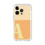 Slim Protection Premium Case［ オリジナル - initial two tone - A orange ］