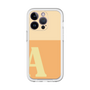 Slim Protection Premium Case［ オリジナル - initial two tone - A orange ］