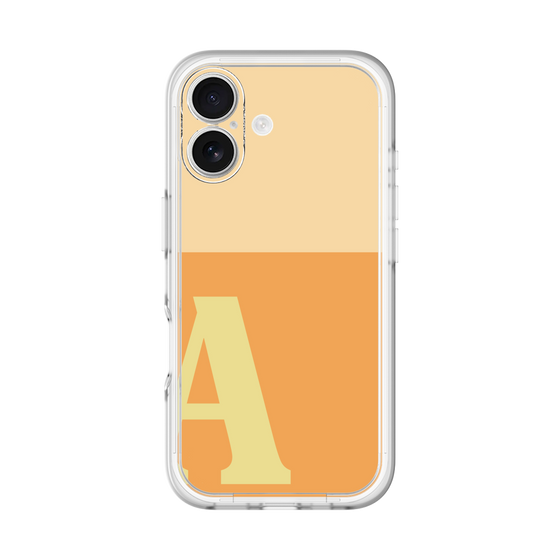Slim Protection Premium Case［ オリジナル - initial two tone - A orange ］