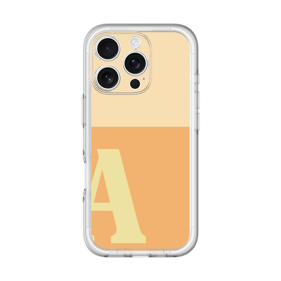 Slim Protection Premium Case［ オリジナル - initial two tone - A orange ］