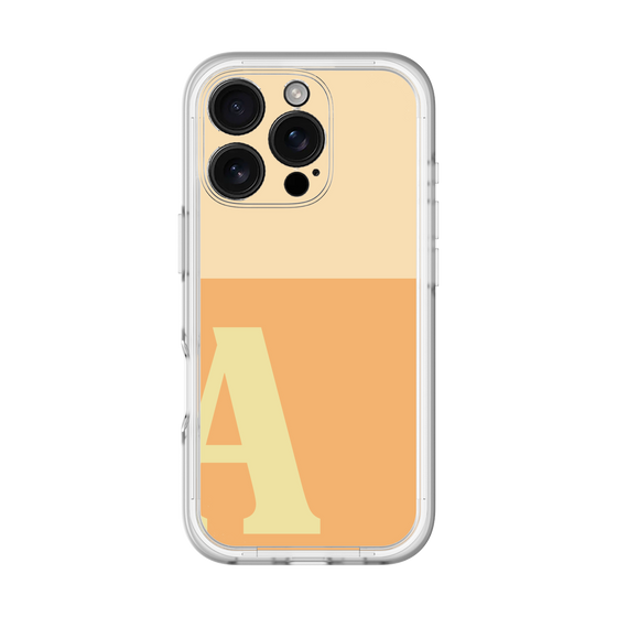 Slim Protection Premium Case［ オリジナル - initial two tone - A orange ］
