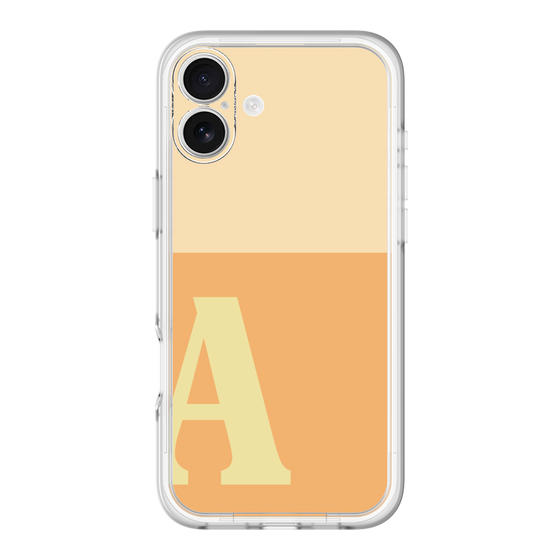 Slim Protection Premium Case［ オリジナル - initial two tone - A orange ］