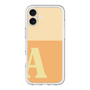 Slim Protection Premium Case［ オリジナル - initial two tone - A orange ］