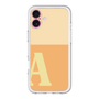 Slim Protection Premium Case［ オリジナル - initial two tone - A orange ］