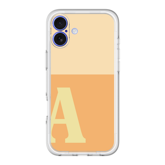 Slim Protection Premium Case［ オリジナル - initial two tone - A orange ］