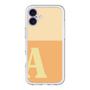 Slim Protection Premium Case［ オリジナル - initial two tone - A orange ］