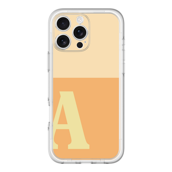 Slim Protection Premium Case［ オリジナル - initial two tone - A orange ］