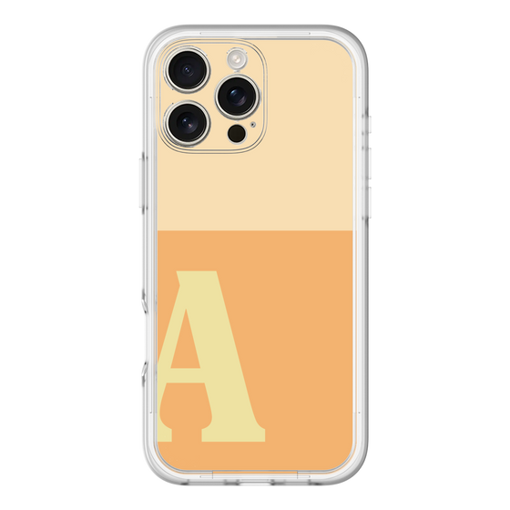 Slim Protection Premium Case［ オリジナル - initial two tone - A orange ］