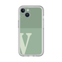 Slim Protection Premium Case［ オリジナル - initial two tone - V green ］