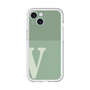Slim Protection Premium Case［ オリジナル - initial two tone - V green ］