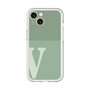 Slim Protection Premium Case［ オリジナル - initial two tone - V green ］