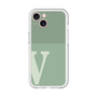 Slim Protection Premium Case［ オリジナル - initial two tone - V green ］