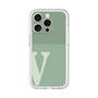 Slim Protection Premium Case［ オリジナル - initial two tone - V green ］