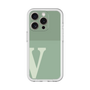 Slim Protection Premium Case［ オリジナル - initial two tone - V green ］