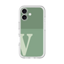 Slim Protection Premium Case［ オリジナル - initial two tone - V green ］