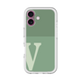 Slim Protection Premium Case［ オリジナル - initial two tone - V green ］