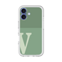 Slim Protection Premium Case［ オリジナル - initial two tone - V green ］