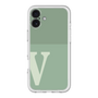 Slim Protection Premium Case［ オリジナル - initial two tone - V green ］