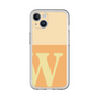 Slim Protection Premium Case［ オリジナル - initial two tone - W orange ］