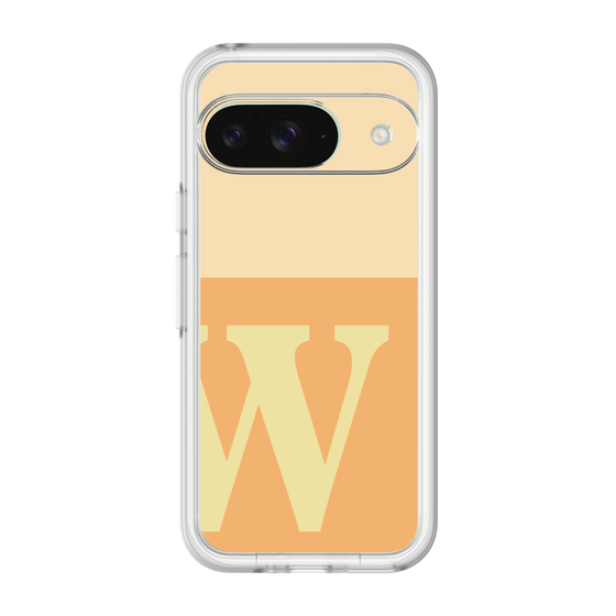 Slim Protection Premium Case［ オリジナル - initial two tone - W orange ］