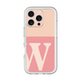 Slim Protection Premium Case［ オリジナル - initial two tone - W pink ］