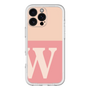 Slim Protection Premium Case［ オリジナル - initial two tone - W pink ］