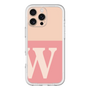 Slim Protection Premium Case［ オリジナル - initial two tone - W pink ］