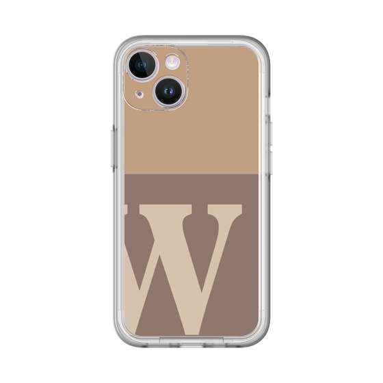 Slim Protection Premium Case［ オリジナル - initial two tone - W brown ］