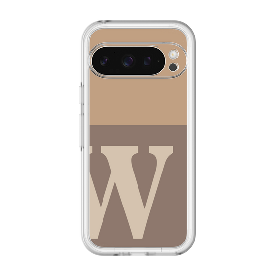 Slim Protection Premium Case［ オリジナル - initial two tone - W brown ］